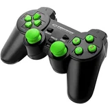 Game Pad ESPERANZA WARRIOR, vibration, PC, USB, black/green, EGG102G
