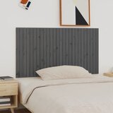 vidaXL Zidno uzglavlje sivo 166x3x90 cm od masivne borovine Cijene