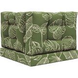 Zunanja blazina za kavč 3 pcs Listnati dizajn Poliester, (5000202584) | Shoptok.si