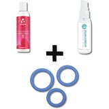  Začetni komplet za oralni seks - dvojno (gel, lubrikant, obroček za penis) | Shoptok.si