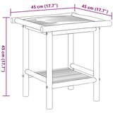  Stolić za kavu 45 x 45 x 45 cm od bambusa | shoptok.hr