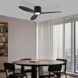  ZEVENTI - LED plafonski ventilator VENTORA LED/24W/230V Wi-Fi Tuya crna + daljinski upravljač | Eponuda.com