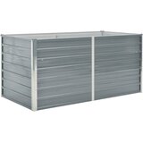  Vrtna Visoka Posuda za Biljke 160x80x77 cm Pocinčani čelik Siva boja | Eponuda.com