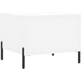 vidaXL klubske mizice 2 kosa bele 50x50x40 cm inženirski les | Shoptok.si