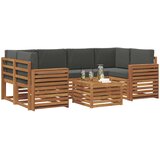  Set vanjskih sofa 7 kom. Prirodna i antracit | shoptok.hr