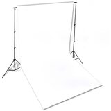  Komplet fotografske opreme sa svjetlima softbox i pozadinom Bijela 300 x 300 cm | shoptok.hr