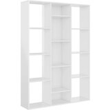 vidaXL Paravan/omara visok sijaj bela 100x24x140 cm iverna plošča | Shoptok.si