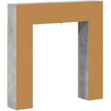  Okvir za kamin Betonska siva 102 x 18 x 100,5 cm | shoptok.hr
