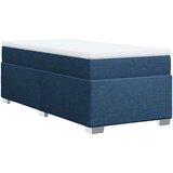  Krevet s oprugama i madracem plavi 90 x 200 cm od tkanine | shoptok.hr