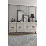 Hanah home komoda fly white ephesus marble Cene