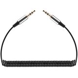 Rebel Spiralni audio kabl 3.5mm - 3.5mm, dužina 100 cm, model RB-6008-100-B u