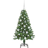 vidaXL Umestno božično drevo Zelena 120 cm PVC, jeklo in plastika | Shoptok.si