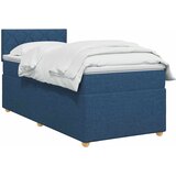  Boxspring krevet s madracem Plava 90 x 190 cm Tkanina | shoptok.hr