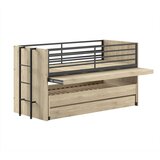 Vipack Pograd/z dodatnim ležiščem otroška postelja z letvenim dnom 90x200 cm v naravni barvi Sam – | Shoptok.si