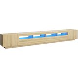 TV ormarić s LED svjetlima boja hrasta sonome 300 x 35 x 40 cm | Eponuda.ba