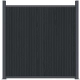 vidaXL Panel za ogradu sivi 1737 x 186 cm WPC | shoptok.hr