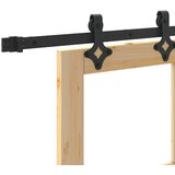  Klizna vrata ORKDAL 93 x 202 cm Masivna borovina i staklo | shoptok.hr