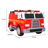 Vatrogasni kamion na akumulator Fire Truck - crveni | shoptok.hr