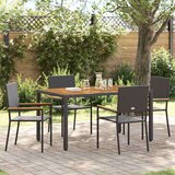 vidaXL Vanjske Stolice 4 pcs Krem, smeđa | shoptok.hr