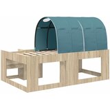 Krevet za djecu s visinom i spremnikom 3 kom. Konstruirano drvo | shoptok.hr