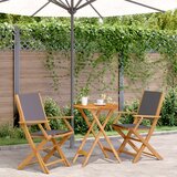 vidaXL 3-dijelni bistro set od tkanine i masivnog drva antracit Cijene