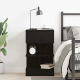  Noćni ormar Crni hrast 40 x 35 x 65 cm Konstruirano drvo | Eponuda.com