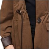 Vila Plašči Hella Long Jacket - Coffee Bean Kostanjeva | Shoptok.si