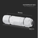 Vodootporni spojni konektor IP68, beli | Eponuda.com