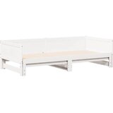  Krevet za povlačenje za dan Bijelo 203,5 x 184 x 56,5 cm | shoptok.hr
