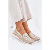 EVENTO Boto Women Moccasins Made Of Eco Leather Gold Bralithia | shoptok.hr