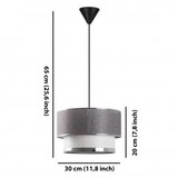 Opviq visilica cake grey silver