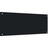 vidaXL Kuhinjska za&scaron;tita od prskanja crna 100 x 40 cm kaljeno staklo cijene