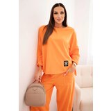 Kesi Włoski Cotton set sweatshirt + pants orange | shoptok.hr