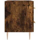  Noćni ormarić boja hrasta 40x35x47,5 cm od konstruiranog drva | shoptok.hr