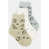 Sinsay Čarape s pamukom i motivom dinosaura 3 pack | shoptok.hr