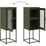 vidaXL Bivak Olive Green 36x39x107 cm Hladno valjano jeklo | Shoptok.si