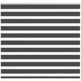 vidaXL zebra senčilo črna 160x150 cm tkanina širina 155,9 cm poliester | Shoptok.si