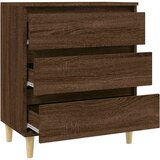  Komoda boja smeđeg hrasta 60 x 35 x 70 cm konstruirano drvo | Eponuda.com