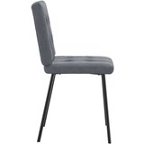 vidaXL Jedilni stoli 2 kosa temno siv žamet | Shoptok.si