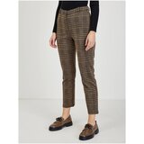 Orsay Brown women's shortened checked trousers - Ladies | ePonuda.com
