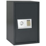 vidaXL Elektronska digitalna sejf z omarico Temno siva 40x35x60 cm Jeklo Cene
