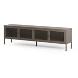 Marckeric Siva metalna TV komoda 160x50x35 cm Fayna – | shoptok.hr