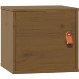 Maison Chic Stenska omarica - Zidna omarica medeno rjava 31,5x30x30 cm trdna borovina iu780, (22062898) Cene