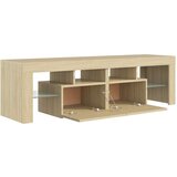 vidaXL TV ormarić s LED svjetlima boja hrasta sonome 140x36,5x40 cm | shoptok.hr