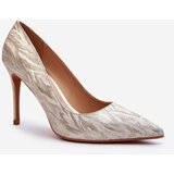 PS1 Gold Glitter Embellished Pumps Klonisa | Shoptok.si