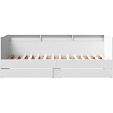  Dnevni krevet s ladicama bez madraca bijeli 90x190 cm | shoptok.hr
