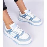 Gemre Luciana denim sneakers with thick laces | Shoptok.si