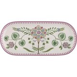 Lily Lotus - ovalni krožnik za torto, 33,3 x 15,5 cm - Vijolična Cene