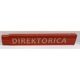 HEKA Zložljiv meter Heka (napis: Direktorica, rdeče barve, 2 m) | Shoptok.si