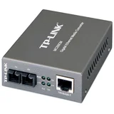 Media Filter TP-Link MC200CM, 1000Mbps RJ45 to 1000Mbps multi-mode SC fiber Converter, Full-duplex,up to 550m, switching power a